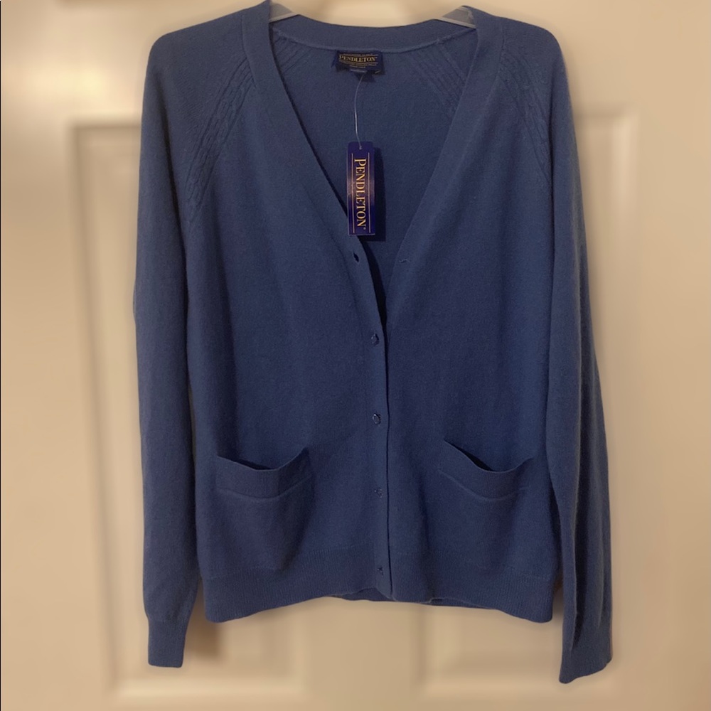 Pendleton cashmere cardigan sweater